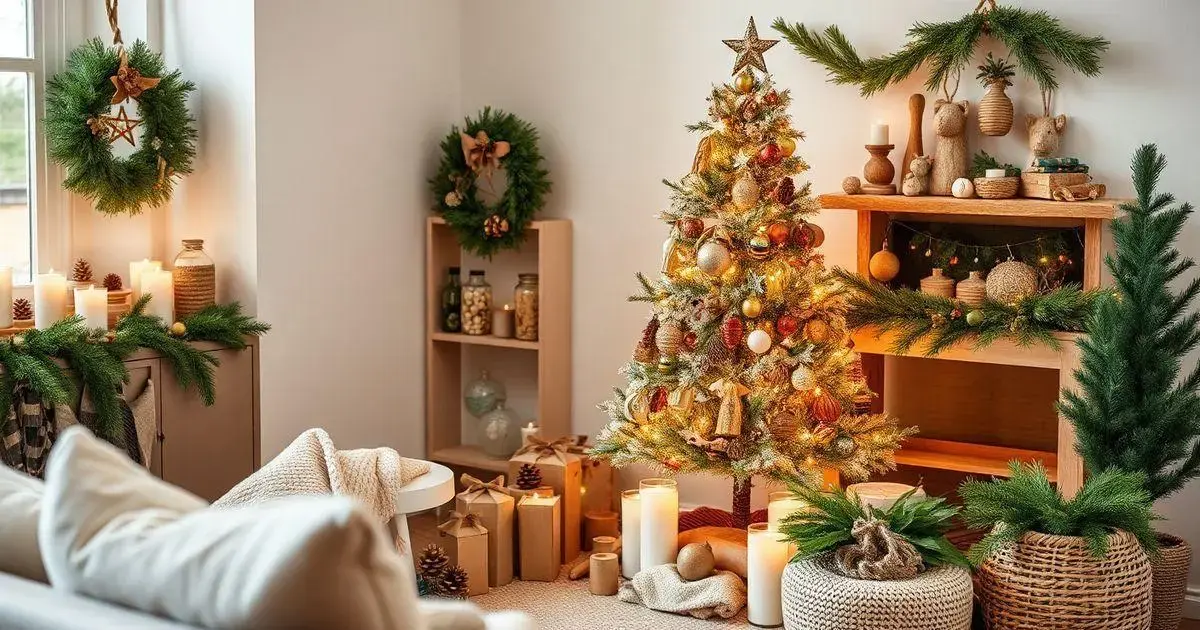 Como montar uma decoração sustentável e cheia de estilo para o Natal