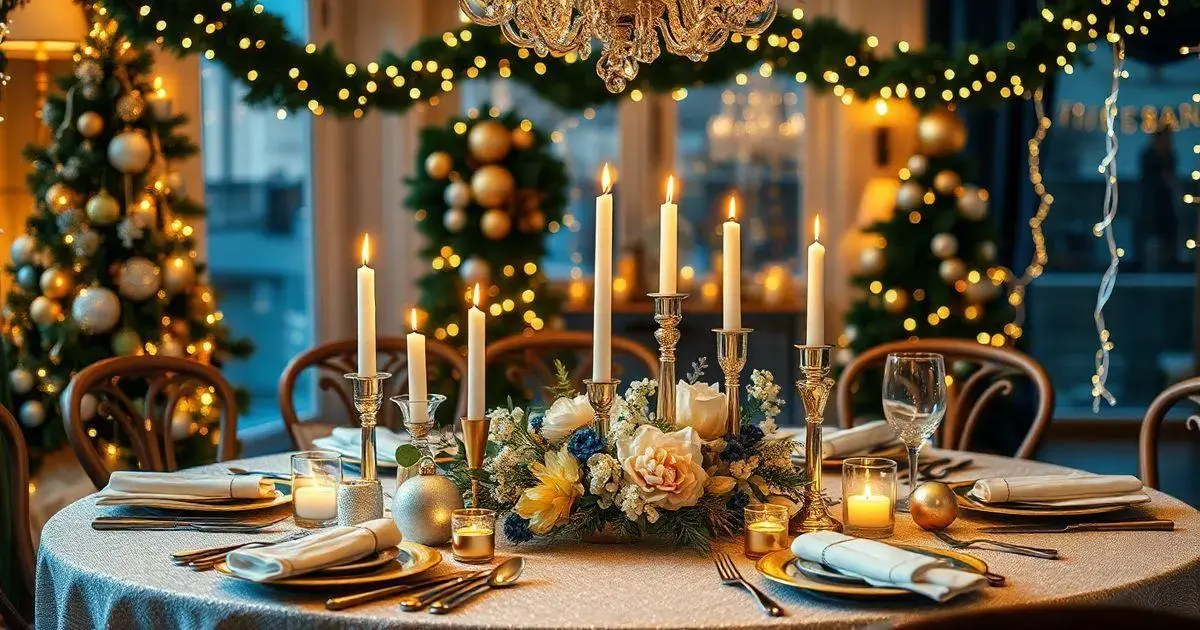 Decoração de Reveillon: dicas para criar um ambiente festivo e acolhedor