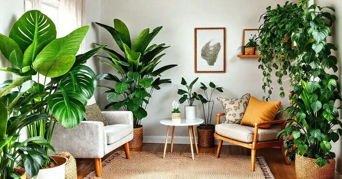 5 ideias para decorar ambientes pequenos com plantas grandes