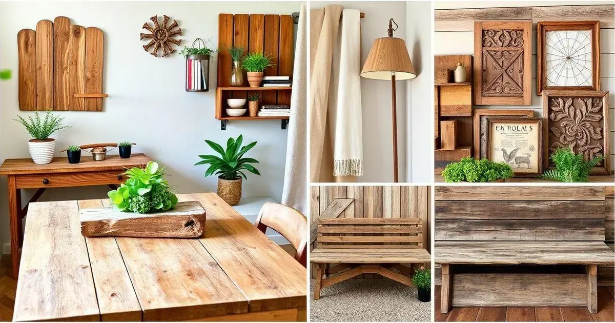 7 formas de reutilizar madeiras antigas em projetos de decoração