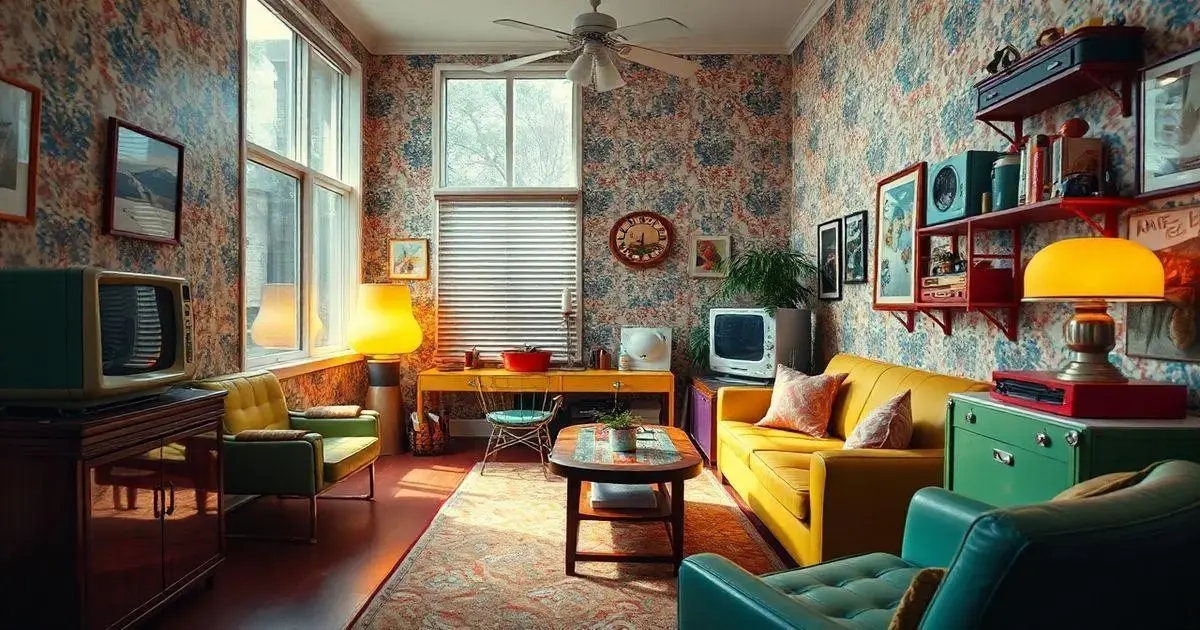 Decoração Retrô: Ideias para resgatar o charme dos anos 70 e 80