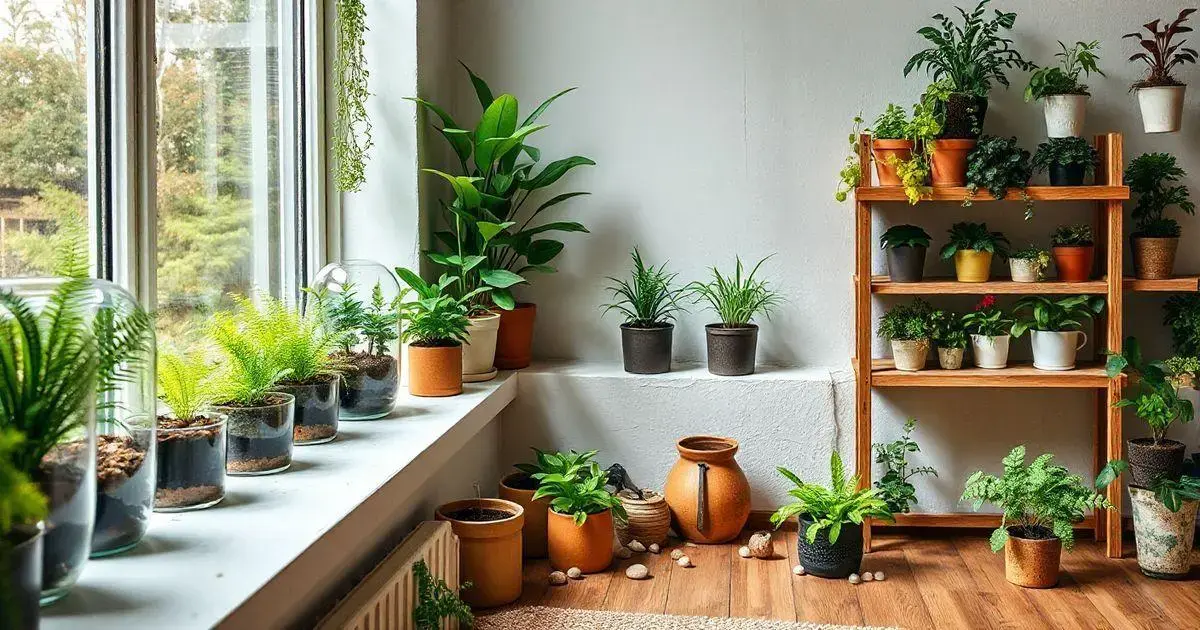 Estilos de mini jardins de inverno para inspirar