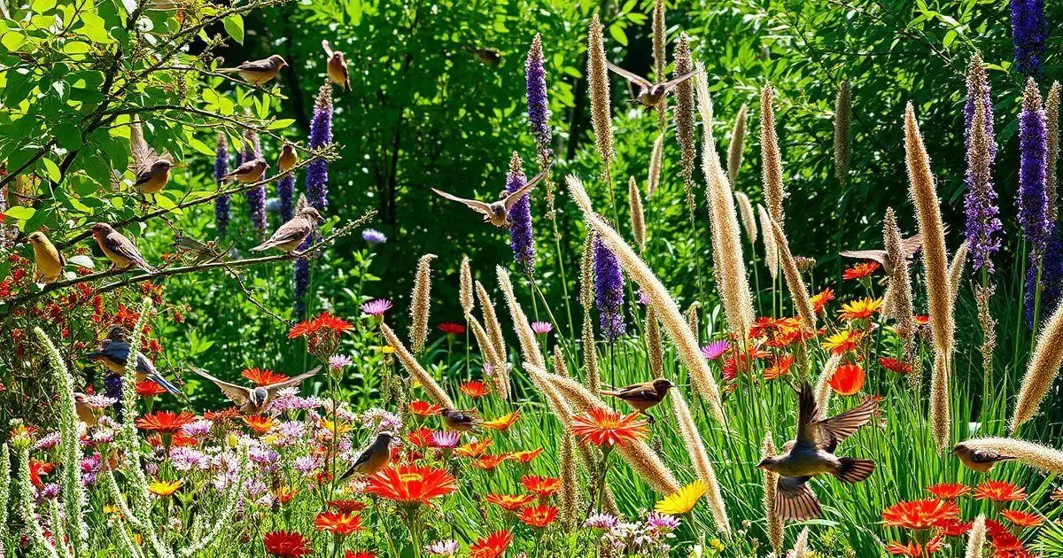 Importância das plantas para aves no jardim