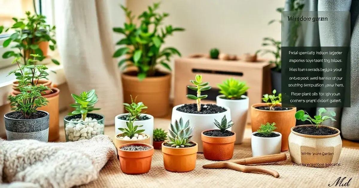 Materiais necessários para o seu mini jardim