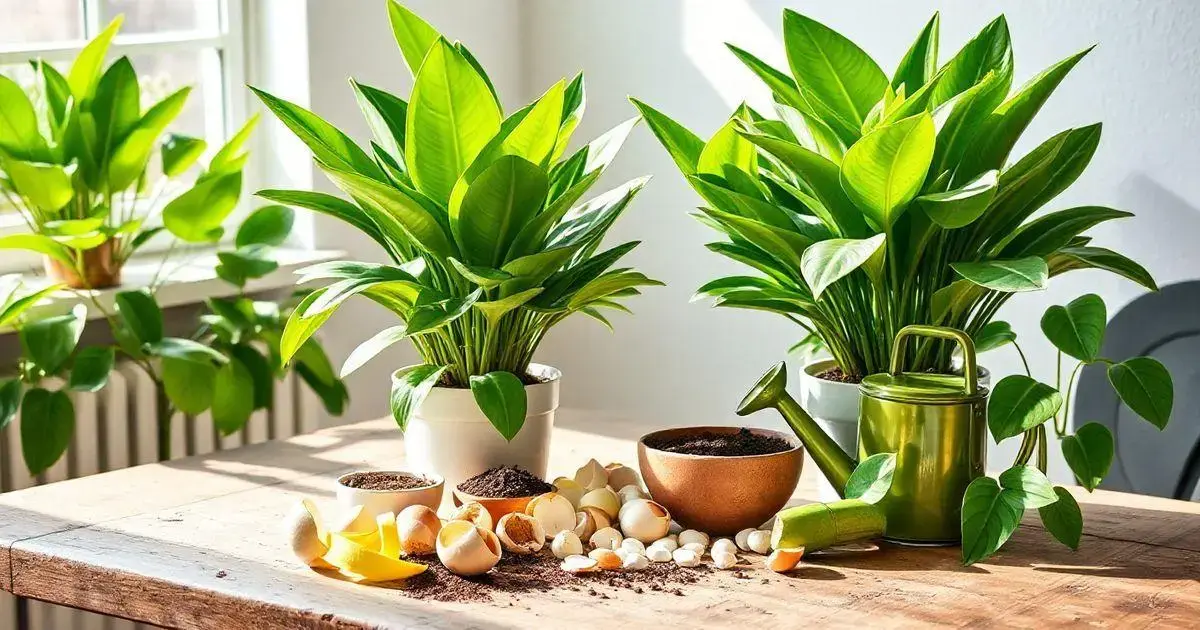 O melhor adubo caseiro para zamioculcas crescerem mais fortes