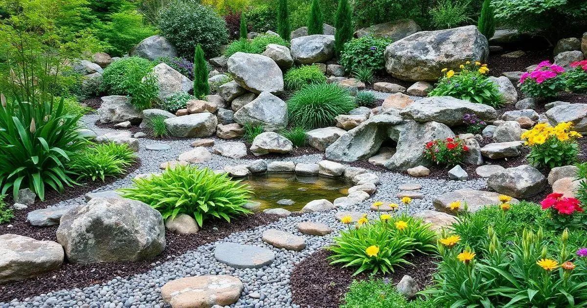 Paisagismo com Pedras: Transforme Seu Jardim de Forma Incrível