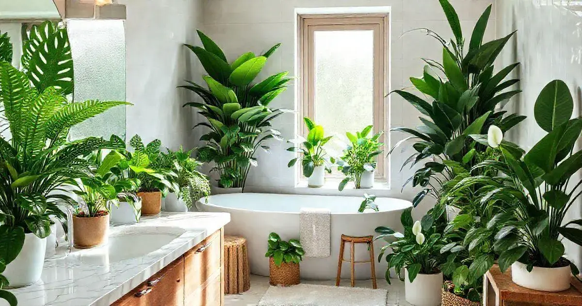 Plantas perfeitas para dar vida ao seu banheiro