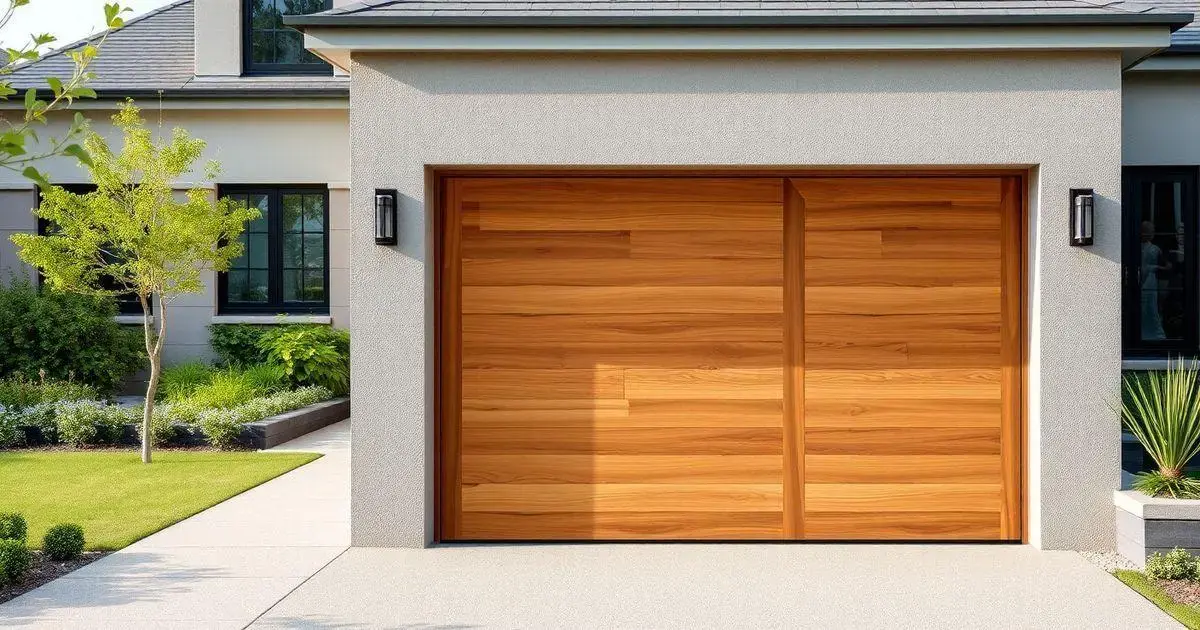 Portão de Madeira para Garagem de Correr: Elegância e Praticidade