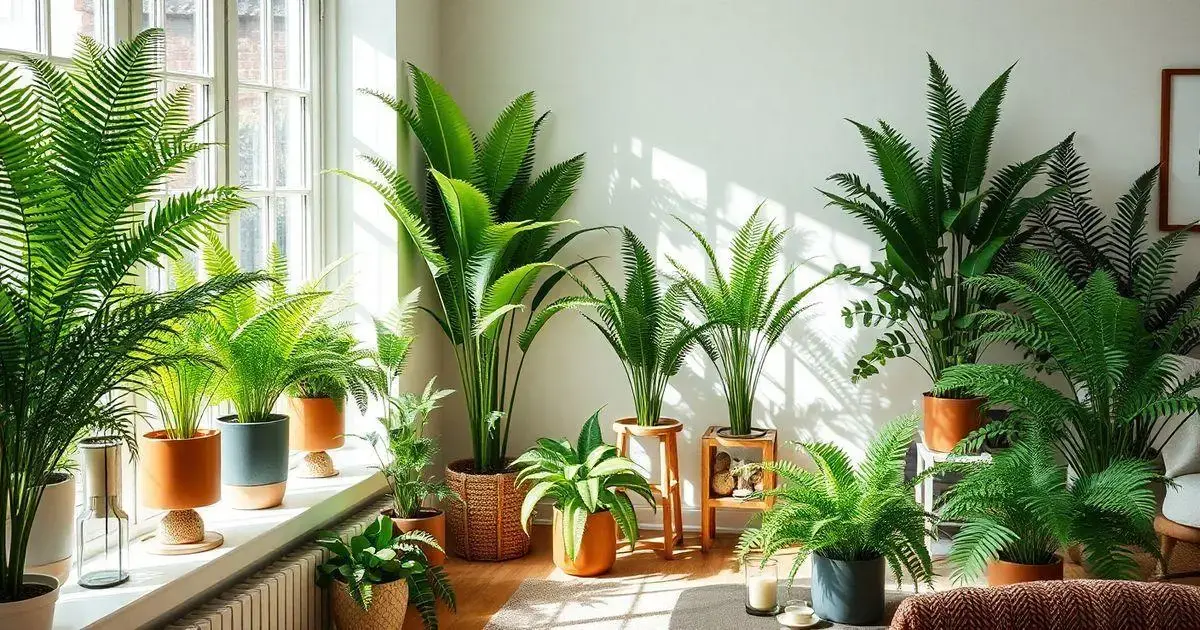 Tendências atuais em decoração com samambaias