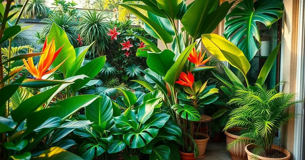 10 Espécies de Plantas Tropicais para Varandas e Quintais