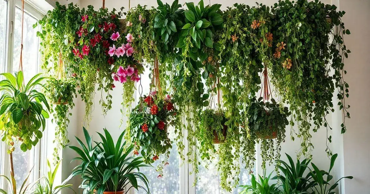 10 Plantas Penduradas que Criam Cortinas Naturais