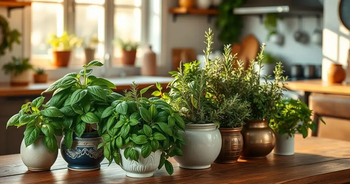 4. Como Cuidar das Plantas Aromáticas em Casa