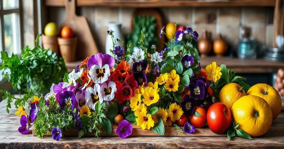 4. Receitas Deliciosas com Flores Comestíveis