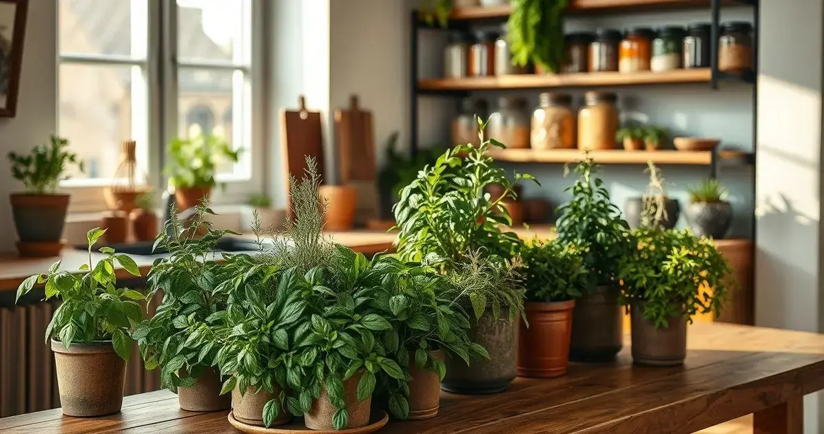 5. Exemplos de Decorações com Plantas Aromáticas