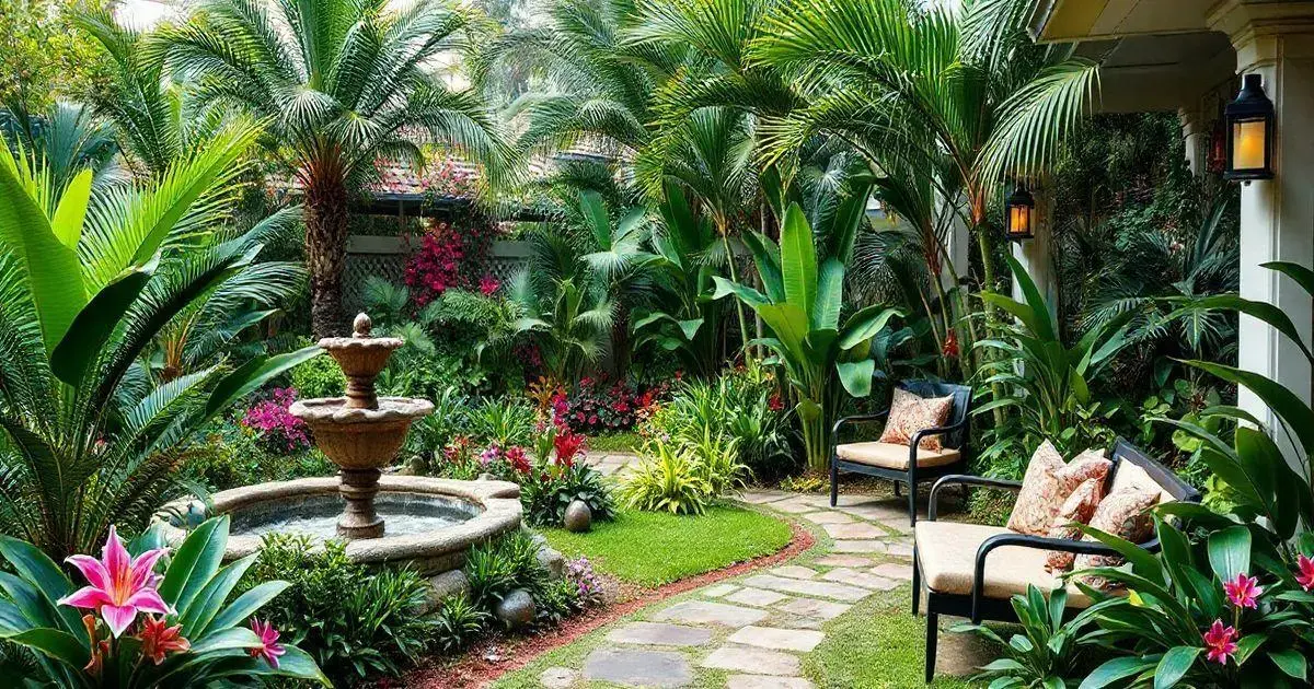 5. Projetos Inspiradores de Jardins Tropicais