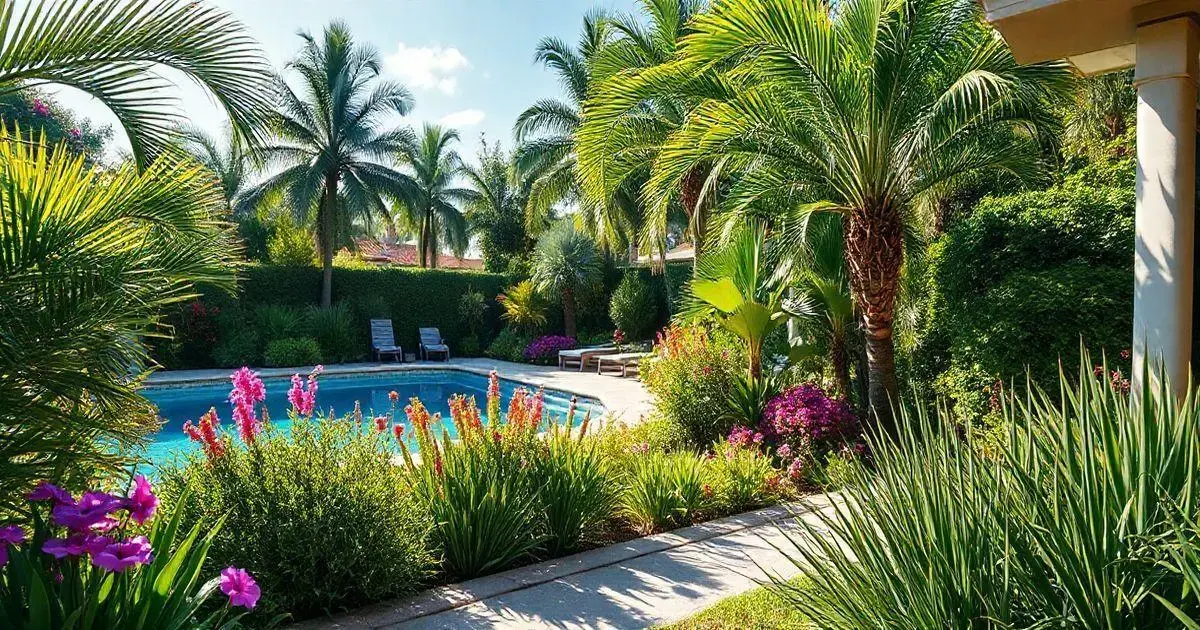 Benefícios das Plantas ao Redor da Piscina