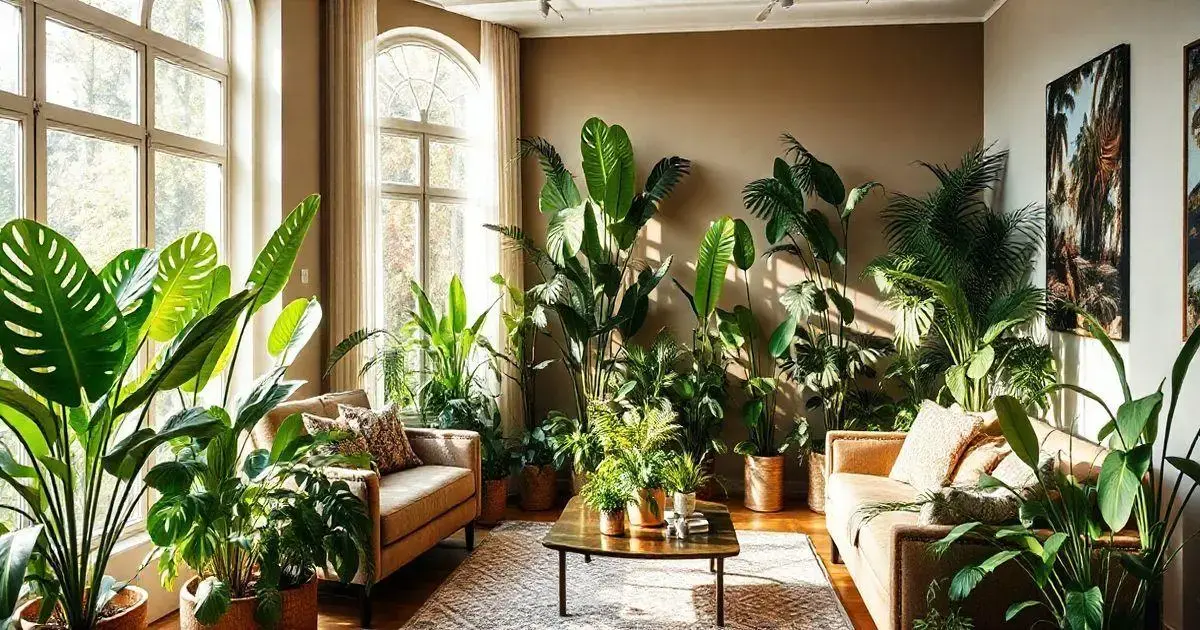 Como Renovar Espaços com Decoração de Plantas Tropicais