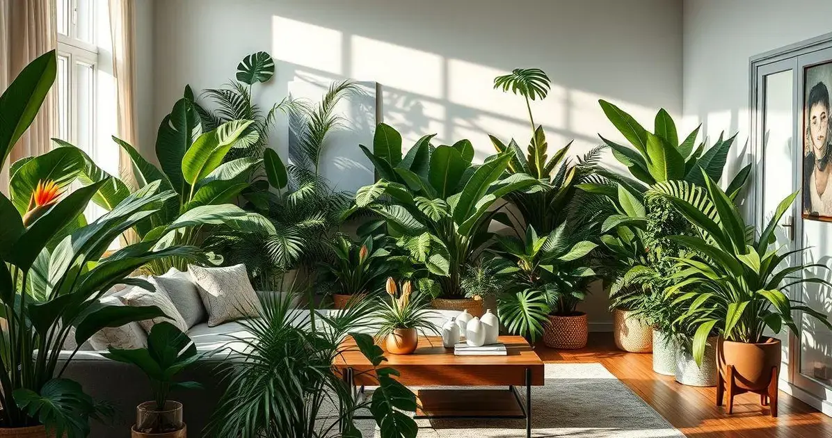 Decoração com Plantas Tropicais para Criar um Ambiente Sofisticado