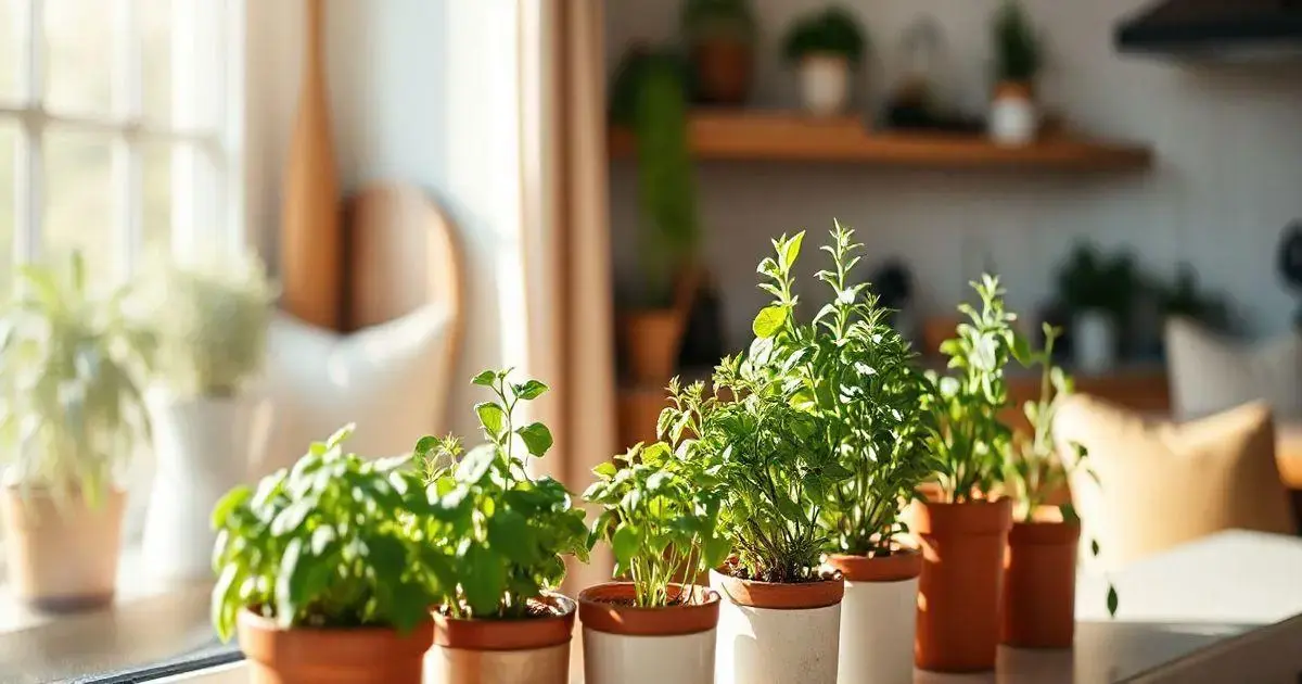 Decore Sua Casa com Hortas de Temperos em Pequenos Vasos