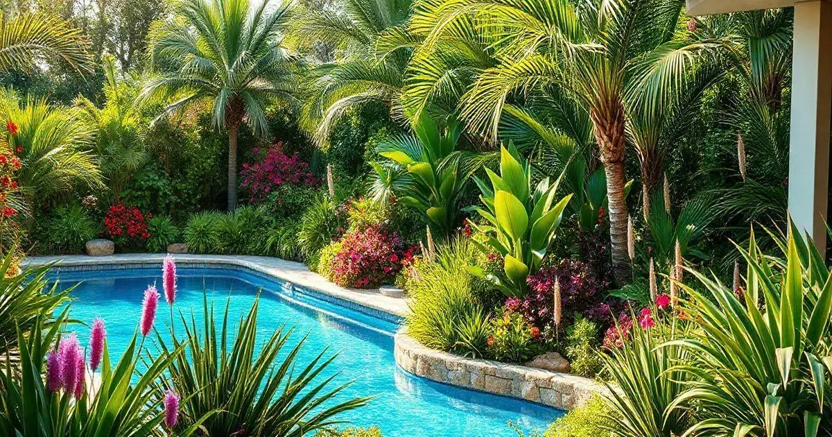 Descubra as Melhores Plantas para Jardim ao Redor da Piscina