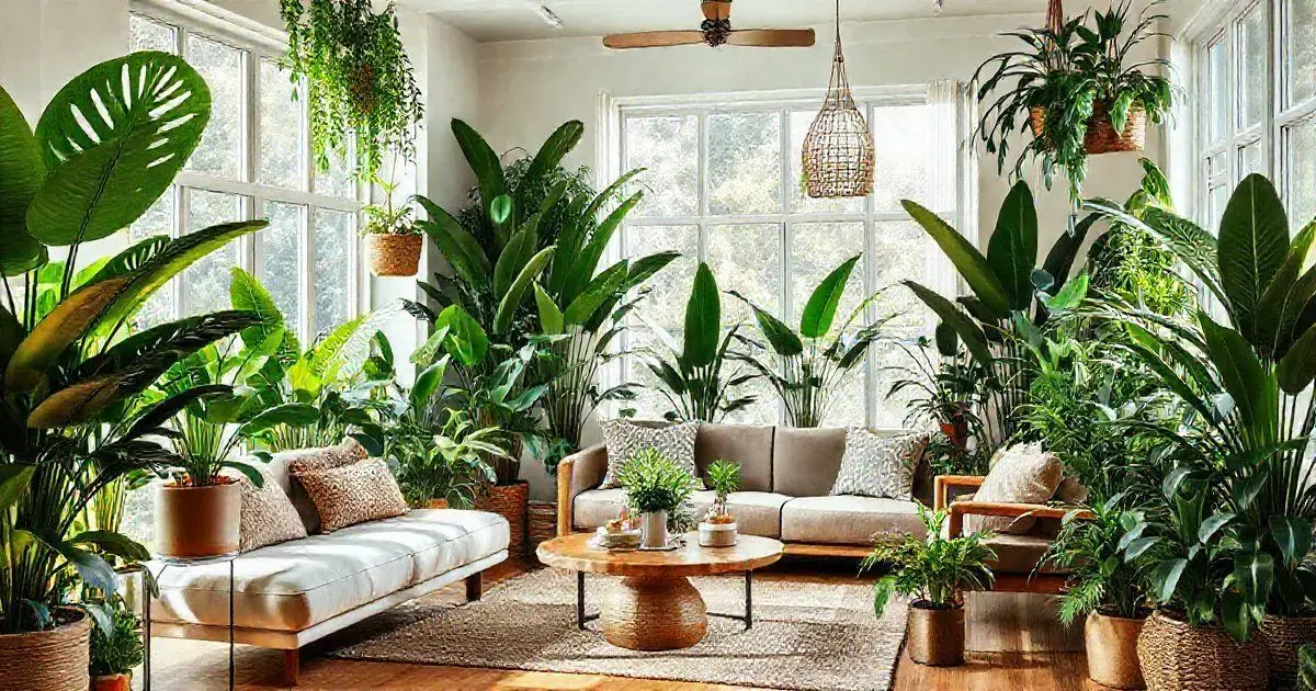 Estilos de Decoração com Plantas Tropicais