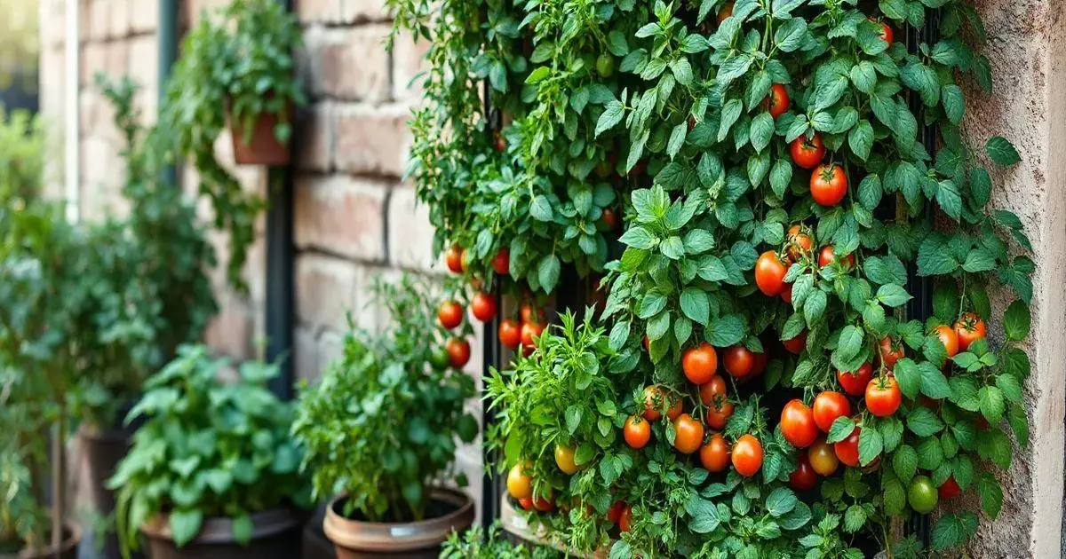 Hortas Verticais: Cultive Temperos e Verduras em Pequenos Espaços