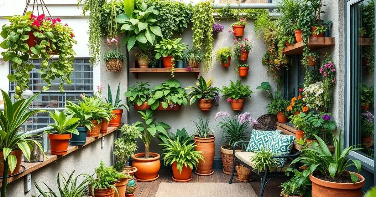 Ideias Criativas para um Jardim Vertical na Varanda