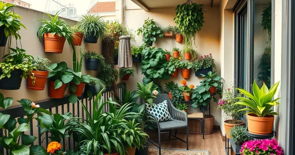 Inspirações de Jardins Verticais em Varandas