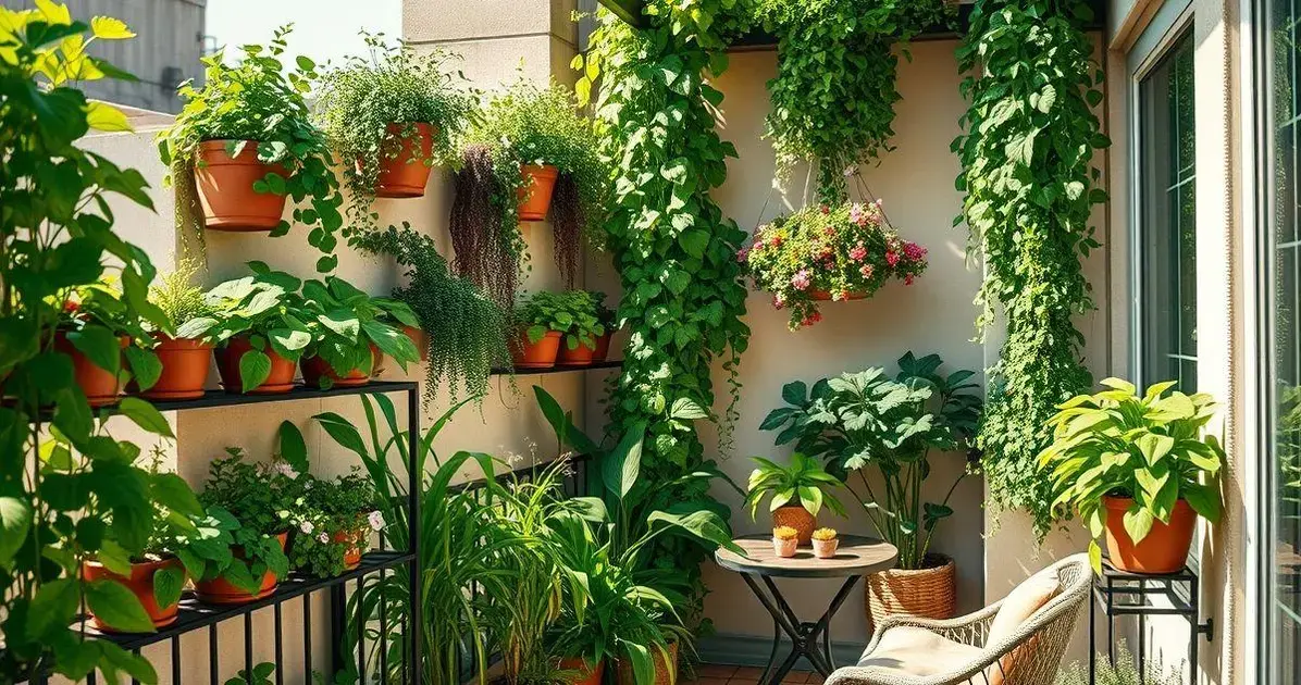 Jardins Verticais em Varandas: Soluções para Espaços Pequenos