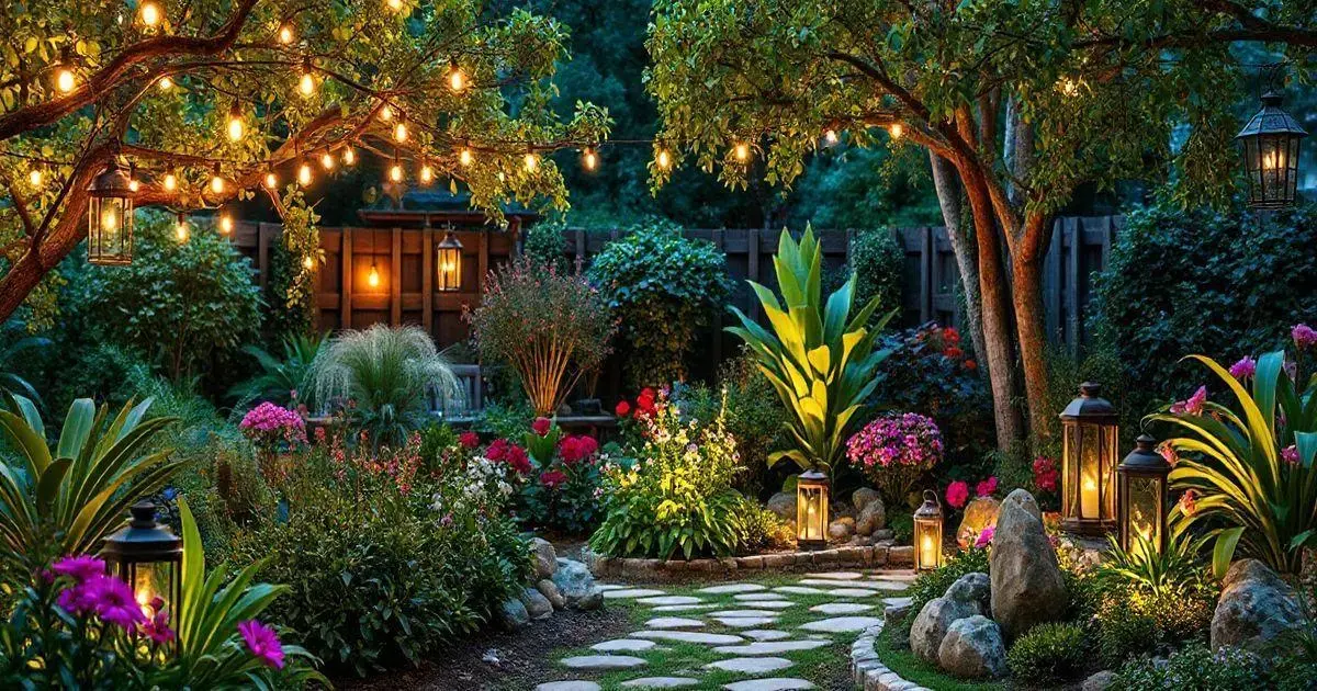 Por que usar luzes na decoração do seu jardim?