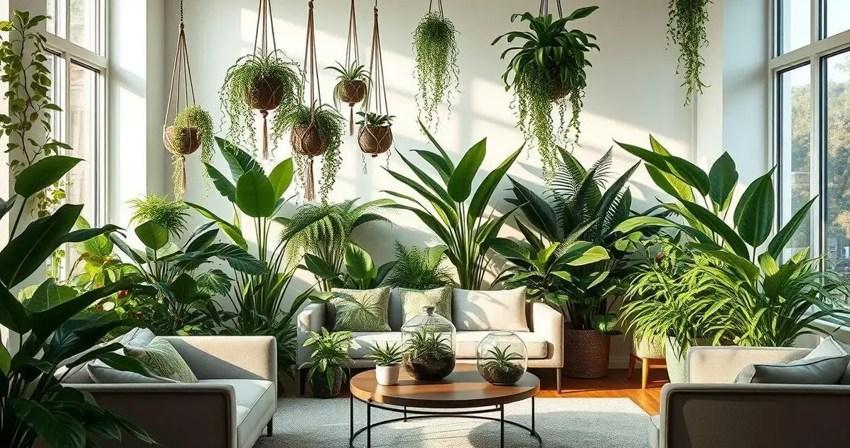 Tendências Sustentáveis em Plantas Decorativas