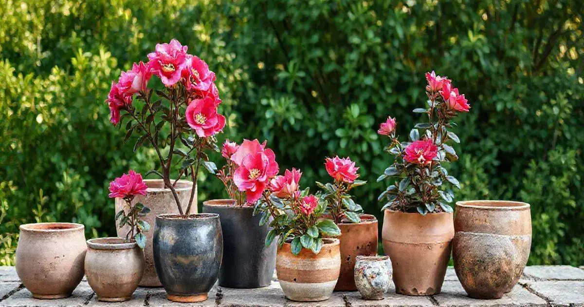 Tipos de vasos para Rosa do Deserto