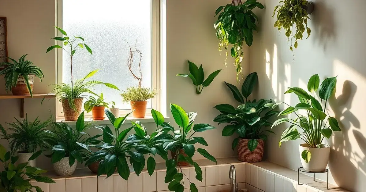 10 Plantas para Banheiros: Resistência e Beleza em Ambientes Úmidos