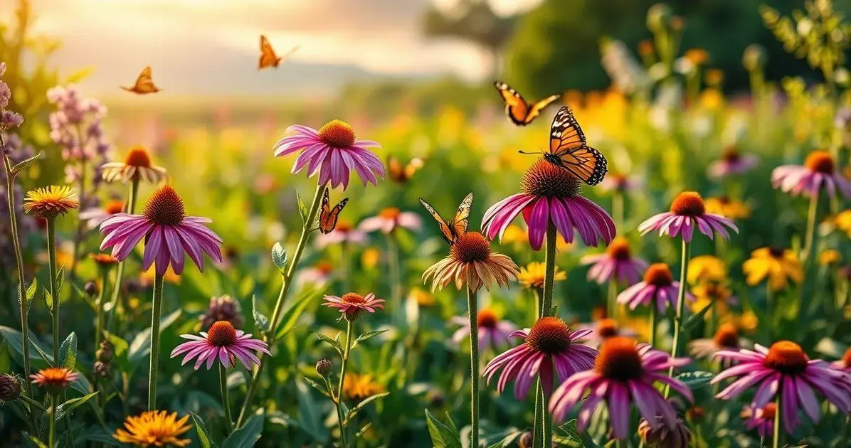 As melhores plantas para atrair borboletas