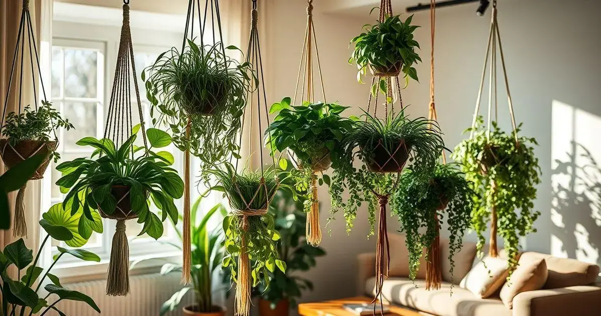 Como Usar Plantas Penduradas em Ambientes Internos