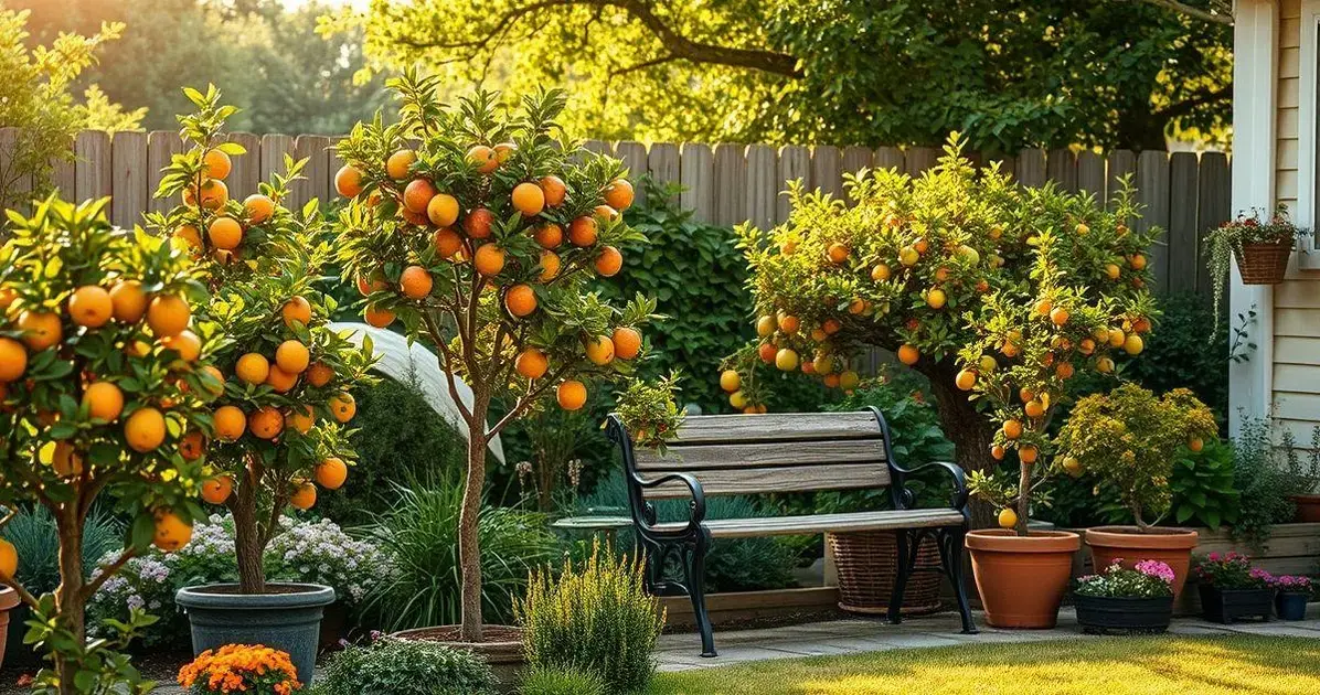 Ideias de Decoração com Árvores Frutíferas