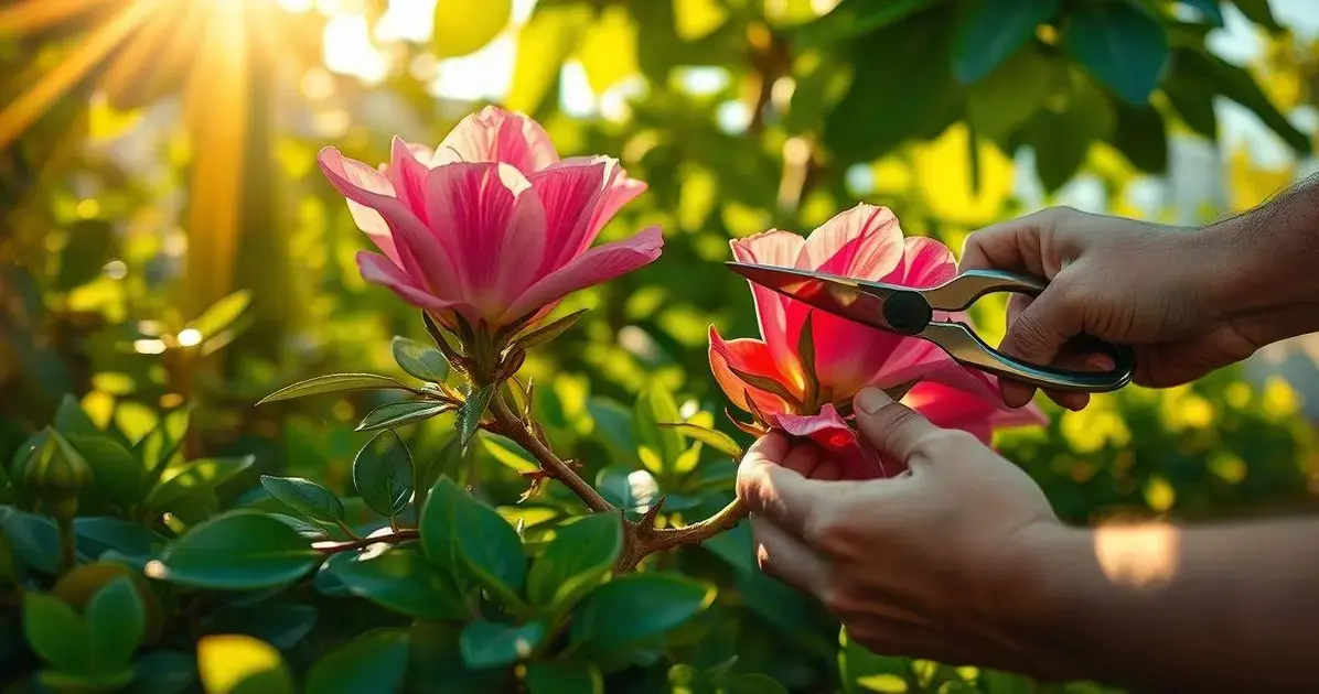 Importância da poda para Rosa do Deserto