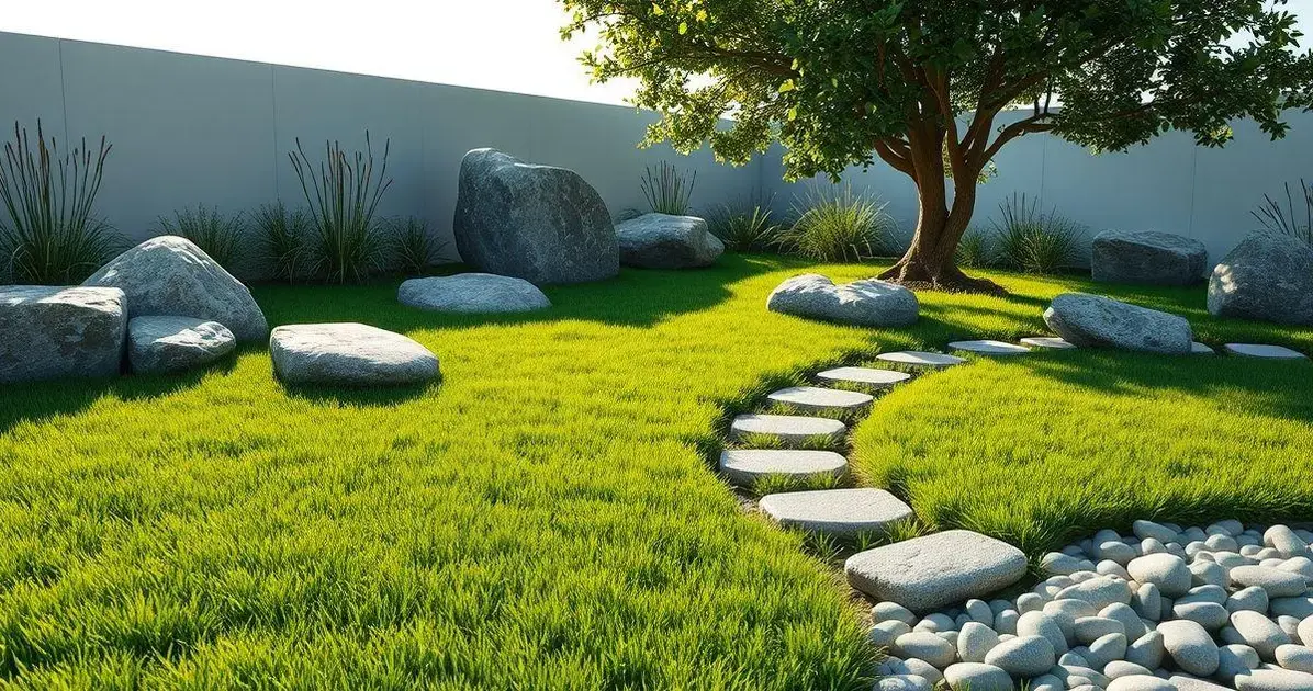 paisagismo com pedras e grama um guia para jardins modernos Paisagismo com Pedras e Grama: Um Guia para Jardins Modernos