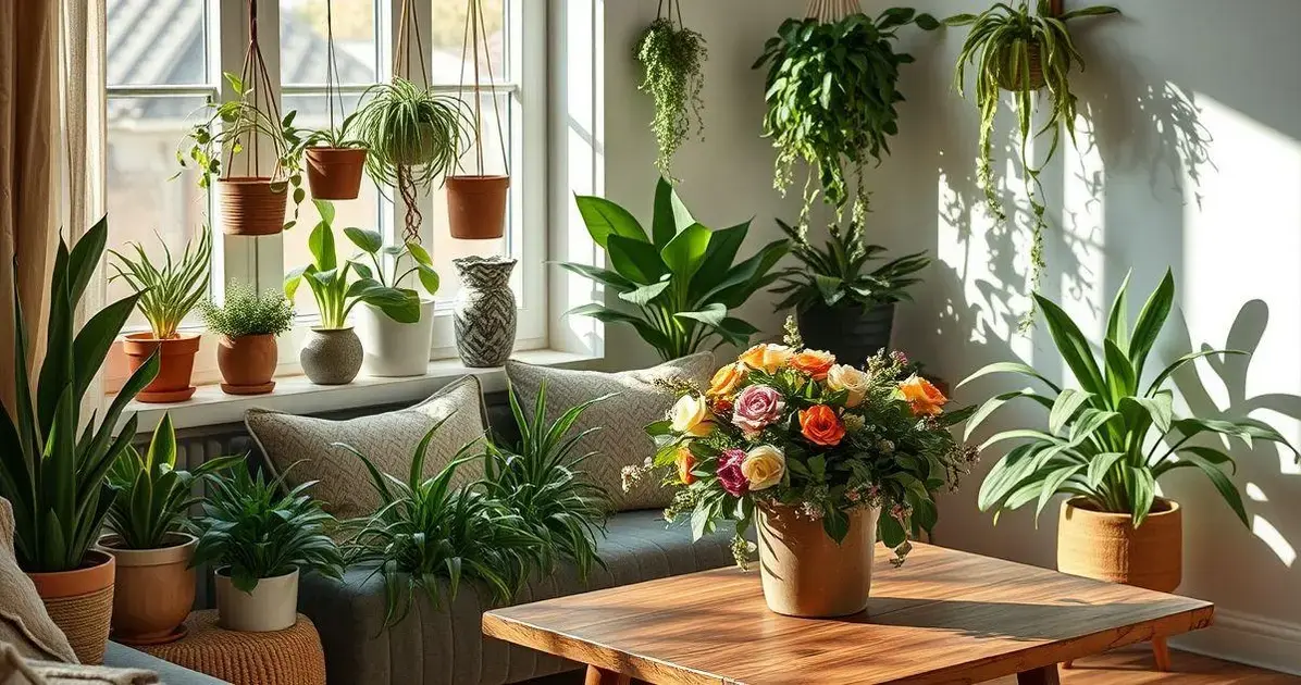 Plantas e arranjos para dar vida ao ambiente