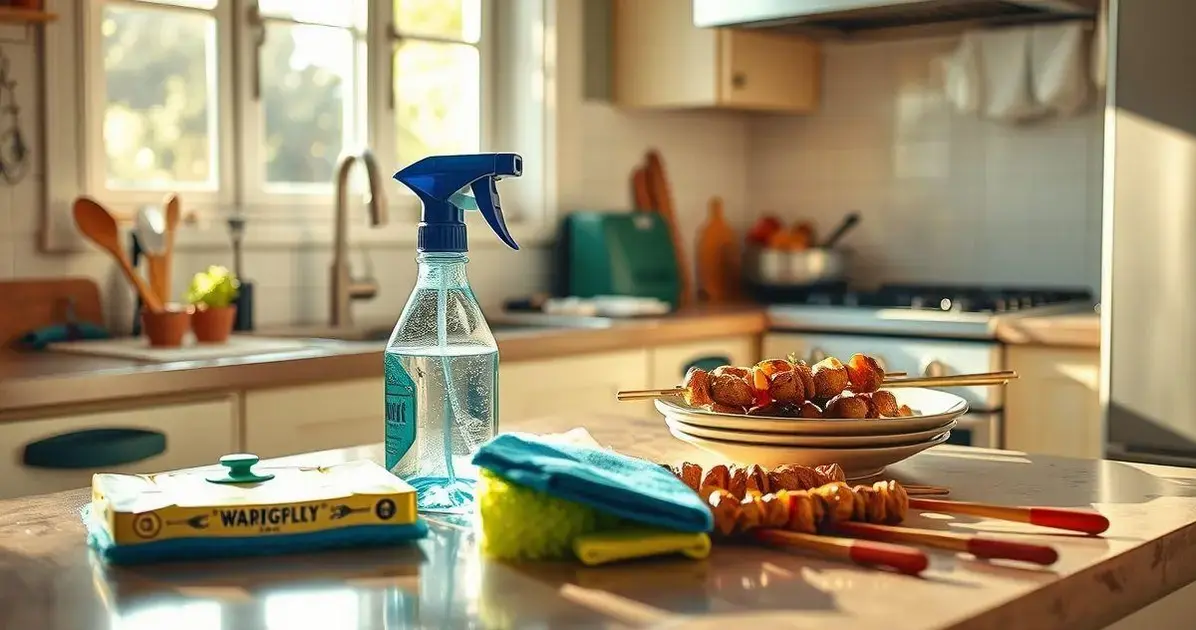 Como Limpar a Cozinha Depois do Churrasco Sem Sofrimento