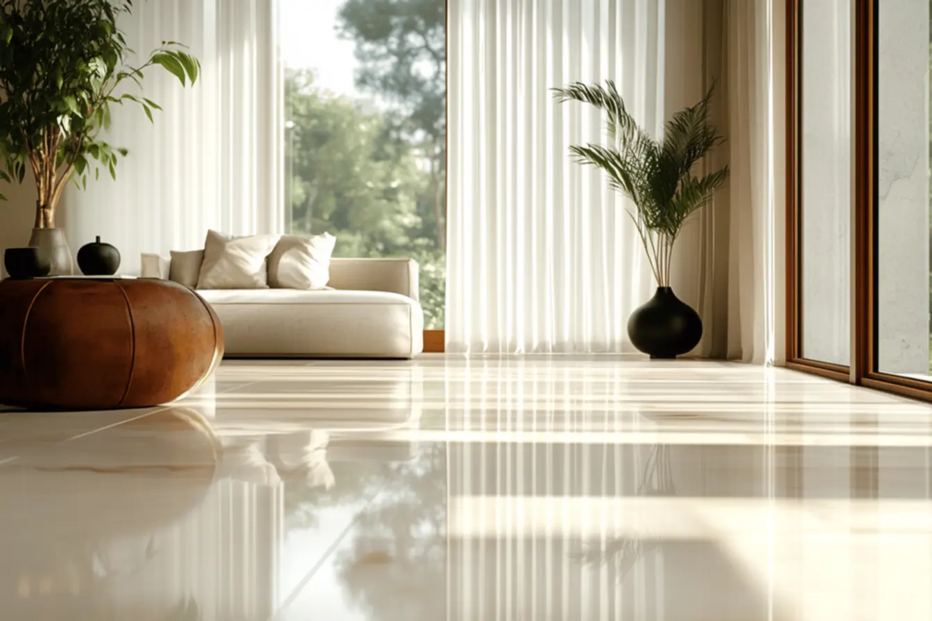 Ambiente fresco com plantas internas