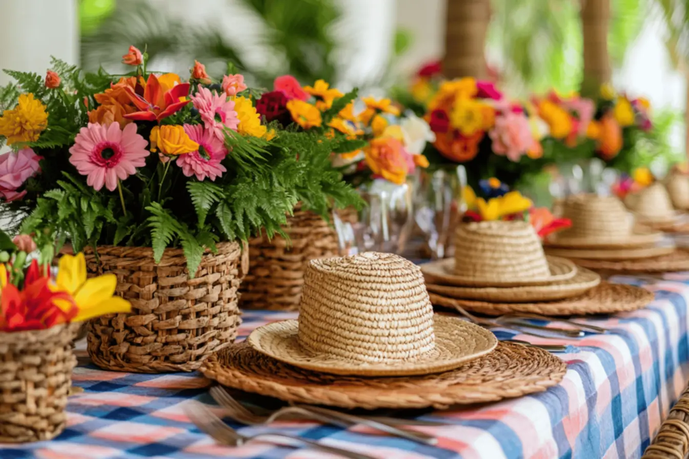 decorações econômicas para festa junina