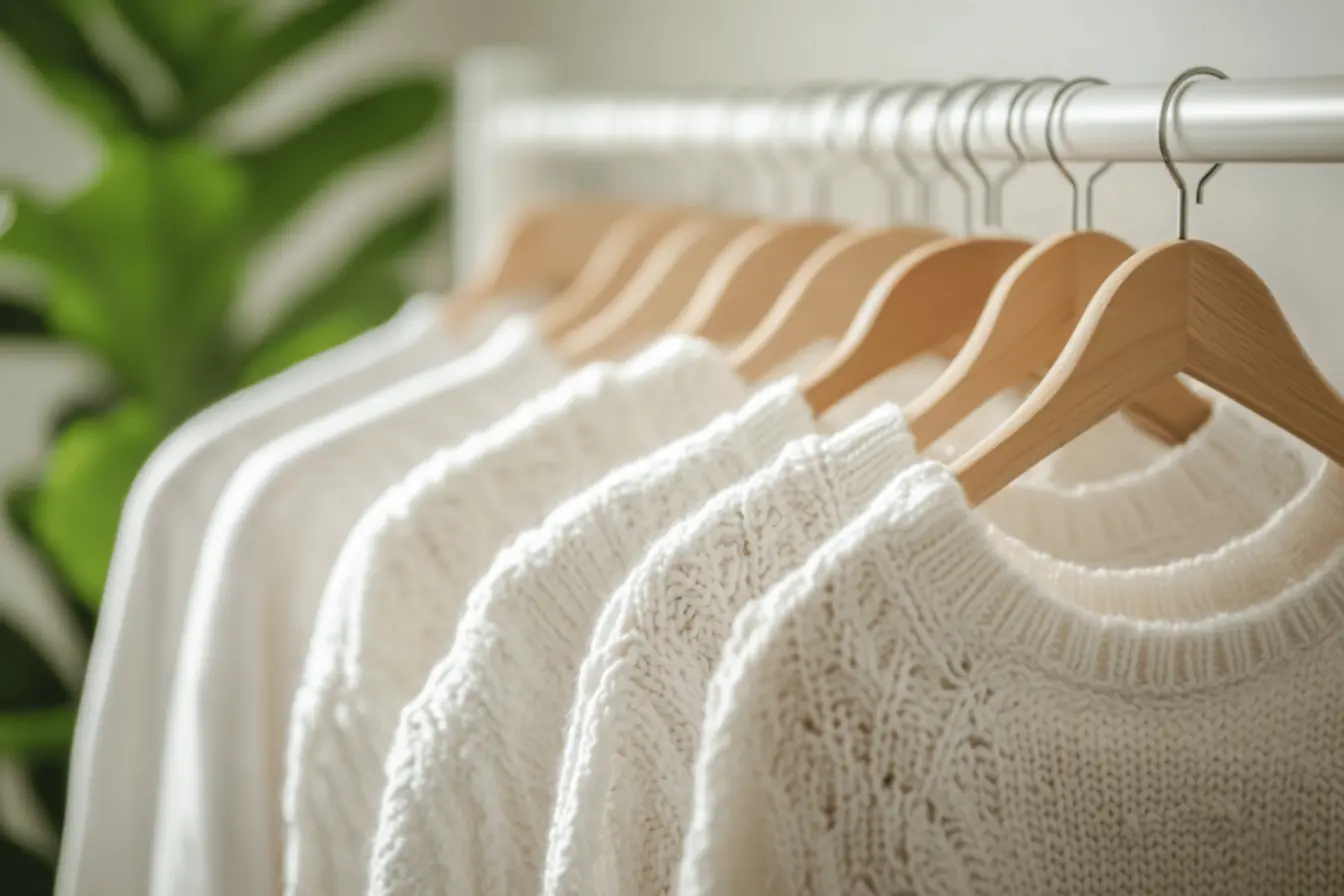 Interior de guarda-roupa embutido com espelhos