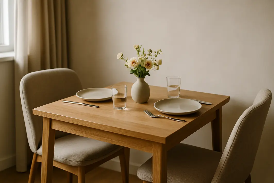 mesa de jantar pequena ideias Mesas de Jantar Para Espaços Pequenos Que Ficam Lindas