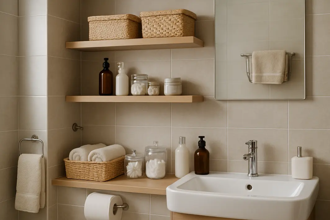 organizacao banheiro pequeno 7 Soluções de Organização Que Salvam Qualquer Banheiro Pequeno