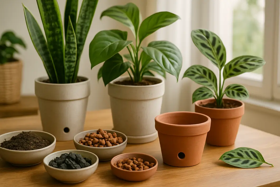 cuidados plantas vasos drenagem O vaso certo para valorizar orquídeas e plantas de interior