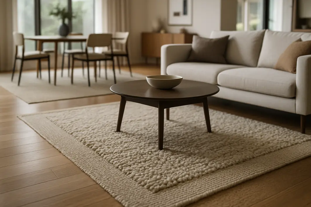 delimitacao ambientes tapetes forros Cozinhas integradas: como delimitar espaços sem usar paredes grossas