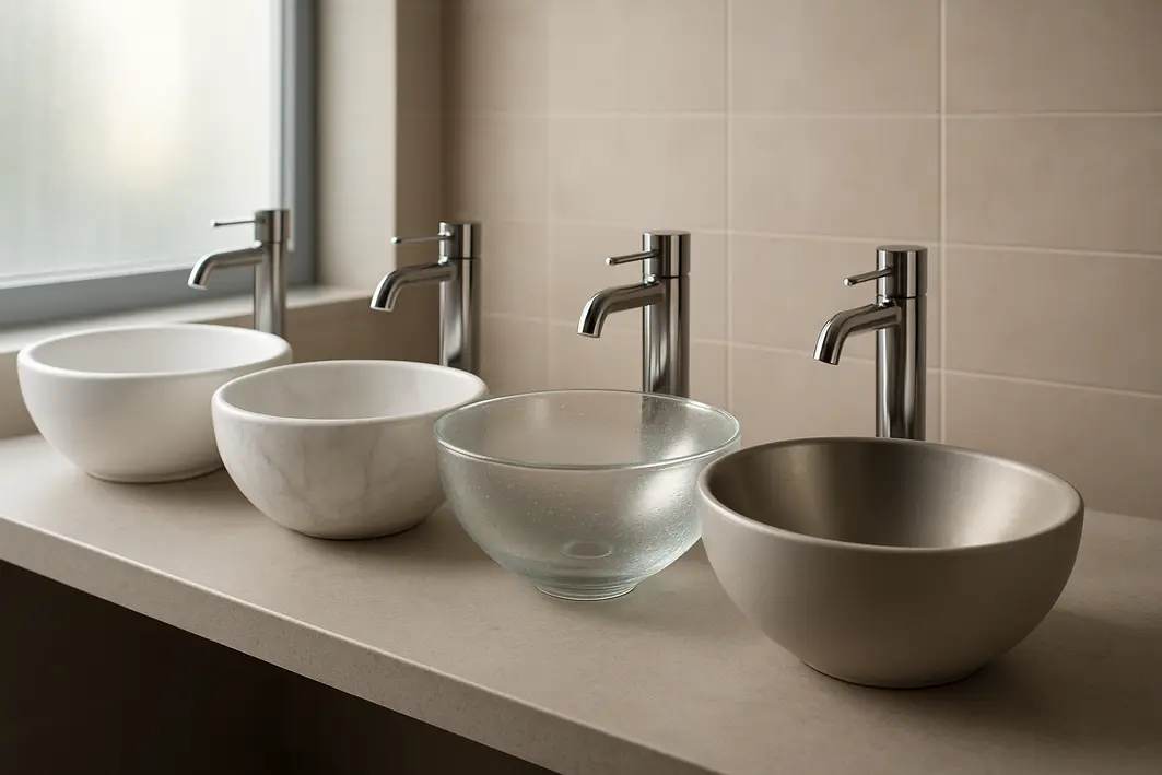 materiais cubas banheiro comparativo materiais cubas banheiro comparativo