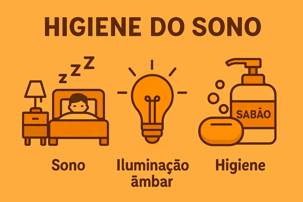 mesa cabeceira luminaria luz ambar Mesa de cabeceira minimalista com luminária de luz âmbar ao lado de copo d água e livro