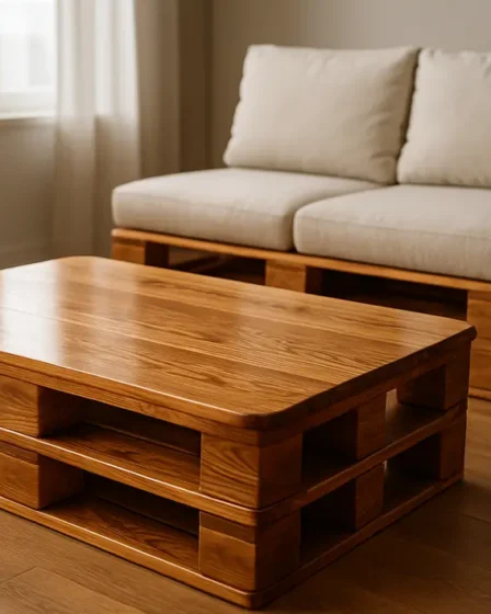 moveis pallets acabamento verniz Móveis de pallet chiques: como fazer para que não pareçam rústicos demais